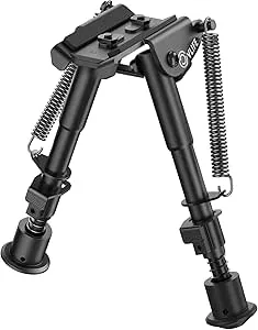 CVLIFE Bipod 6-9 Inch Lightweight Rifle Bipod for M-Rail Attach Directly for Hunting and Shooting (Aluminum)