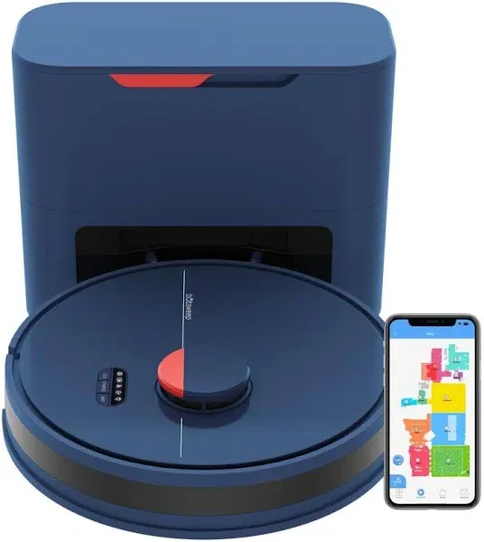 Bobsweep Dustin Wi-Fi Connected Self-Emptying Robot Vacuum and Mop