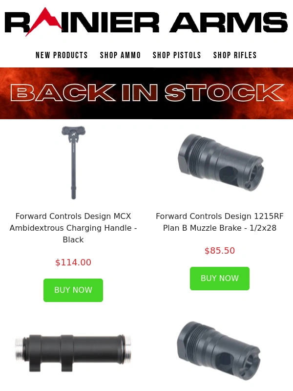 Rainier Arms - ? They’re Back: Top-Selling Gear Just Restocked – Don’t Miss Out Again