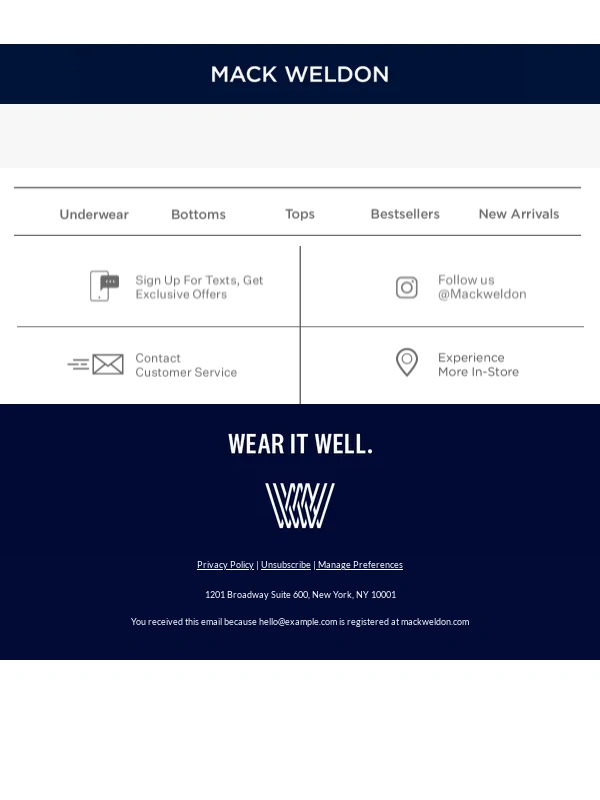 Mack Weldon - IT’S ON: Up to 30% off sitewide