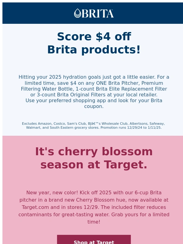 BRITA - Coupon inside + new color alert! ??