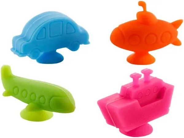 Fun Express Mini Colorful Transportation Vehicle Suction Toys