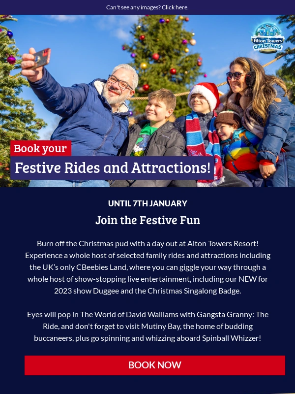 Alton Towers - A Festive Day Out With Rides and Attractions ? ?