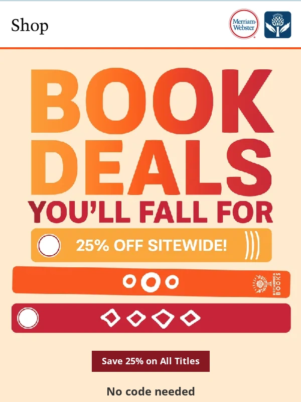Encyclopedia Britannica - Fall into 25% off ALL BOOKS ?