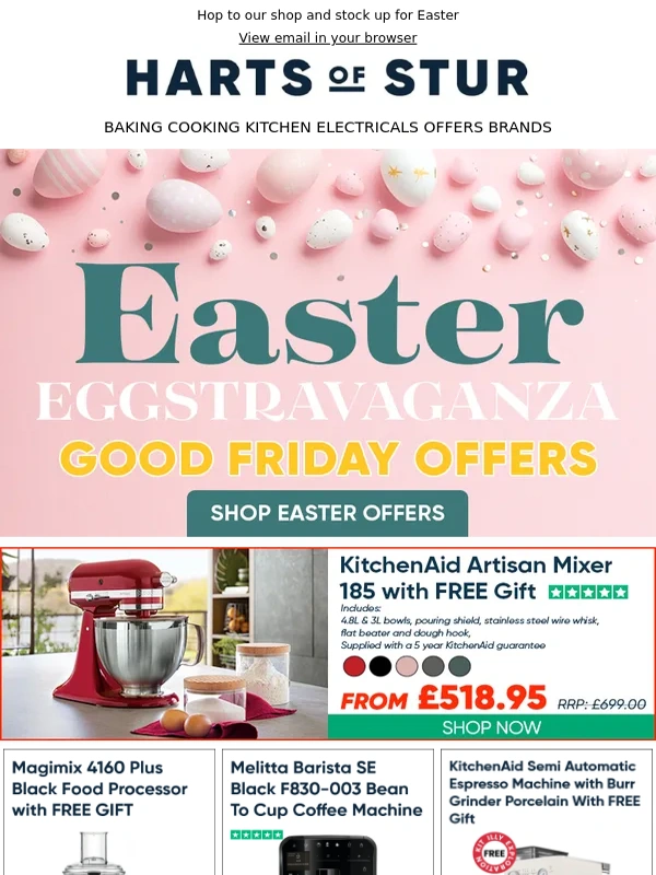 Harts of Stur - Crack into Easter with these Good Friday Offers ?