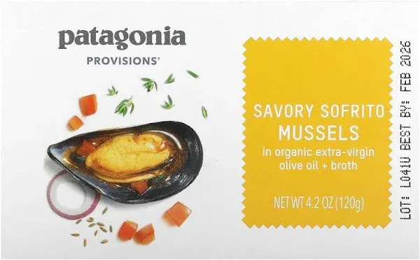 Patagonia Savory Sofrito Mussels