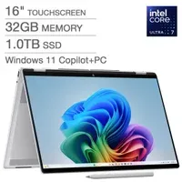 HP OmniBook 7 Flip 16-in 2-in-1 AI Laptop w/Ultra 7, 1TB SSD
