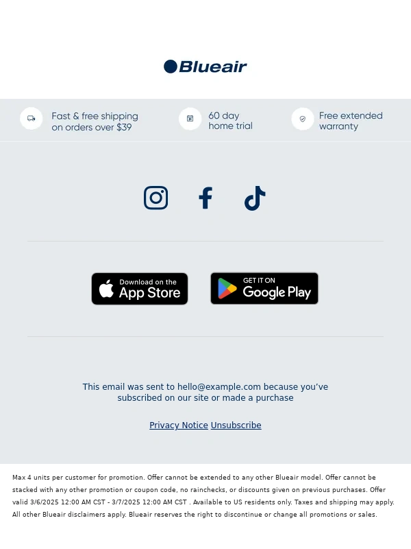 Blueair - Exclusive VIP early access to save 50%