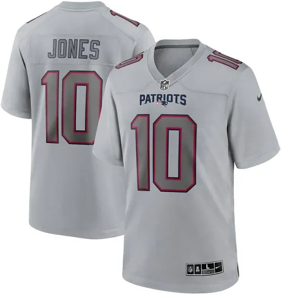 Nike Men's New England Patriots Mac Jones Atmosphere Fashion Game Jersey