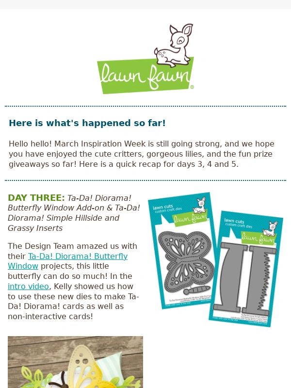 Lawn Fawn - Inspiration Week is still going strong! ?