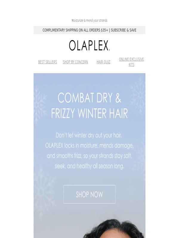 Olaplex - Say goodbye to winter hair woes