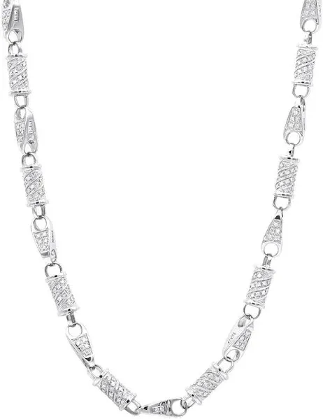 ItsHot Solid 14K Gold Diamond Chain for Men 24-30in Long Necklace 5.75-7ct