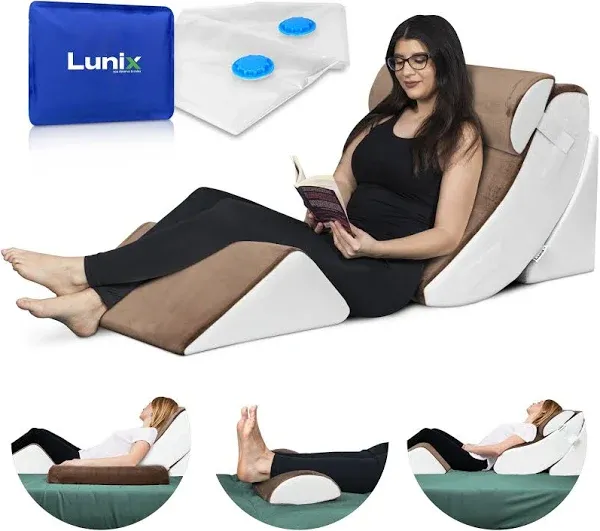 Lunix LX5 4pcs Orthopedic Bed Wedge Pillow Set