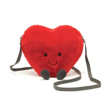 Jellycat Amuseables Red Heart Bag