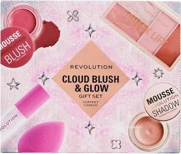 Makeup Revolution Cloud Blush and Glow Highlight Gift Set