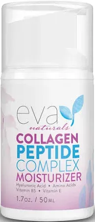 Eva Naturals Collagen Face Moisturizer Peptide Anti-Wrinkle Facial Moisturizer For Face