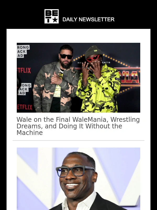 BET - Wale on the Final WaleMania,Wrestling Dreams,and Doing It Without the Machine