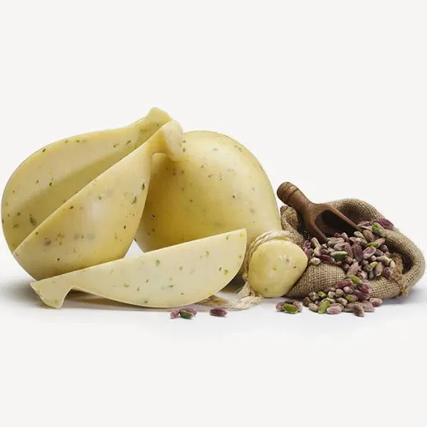 Sicilian Provolone with Pistachio Half 1.1 lbtitle- By Dolceterra