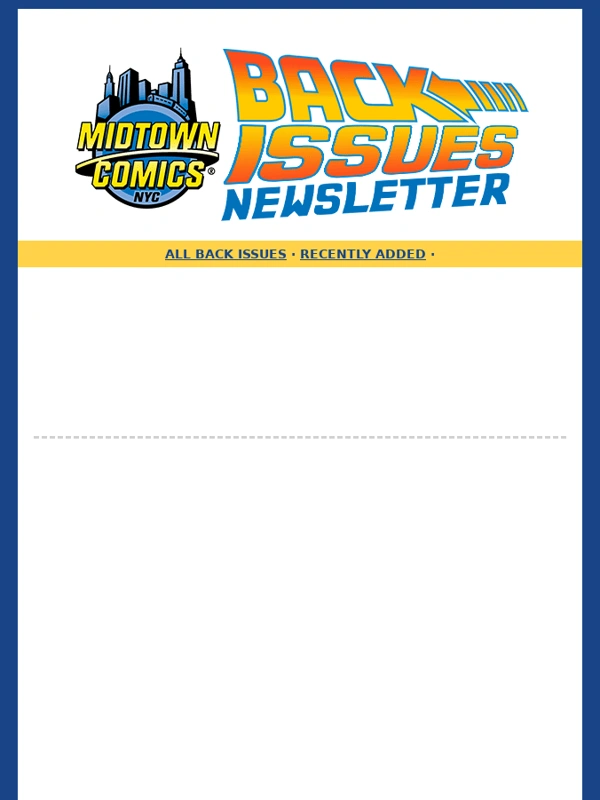 Midtown Comics - Back Issues This Week: Uncanny X-Men,Batman: The Dark Knight Returns,Thor,Fantastic Four,and more!