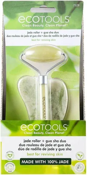 Ecotools Jade Roller + Gua Sha Duo