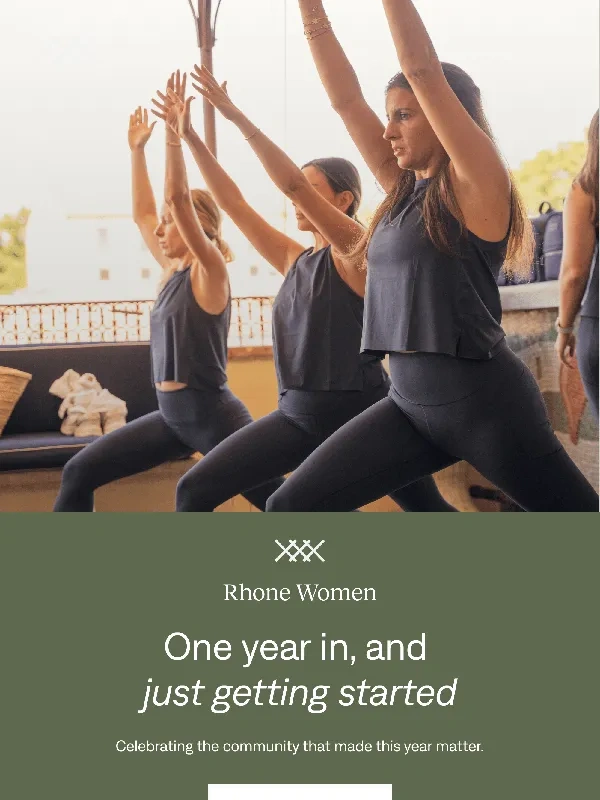 Rhone - Rhone Women turns one ?