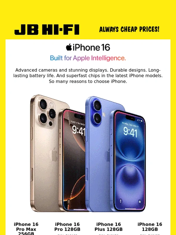 JB HI-FI - Red Hot Deals on iPhone