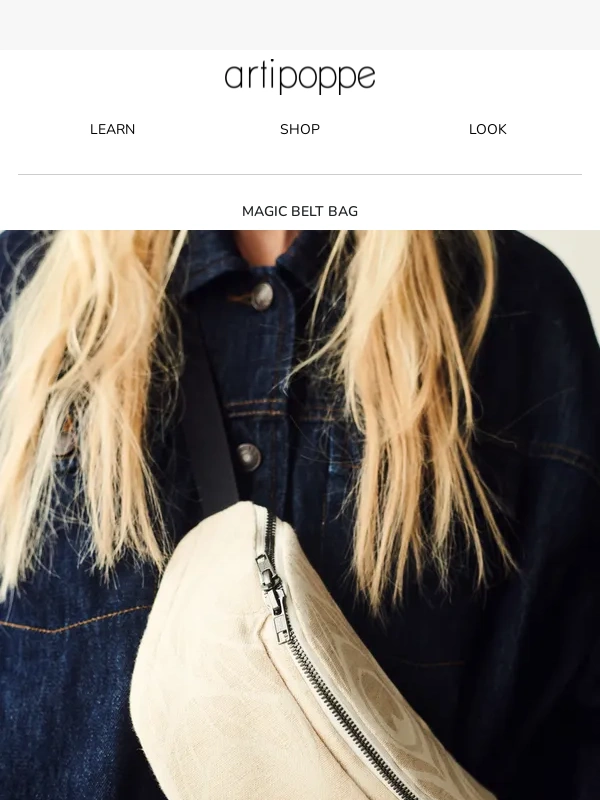 ARTIPOPPE - Magic Belt Bag is almost here..