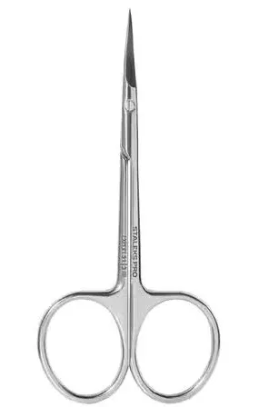 Staleks Pro EXPERT 51 TYPE 3 Professional cuticle scissors with hook SE-51/3