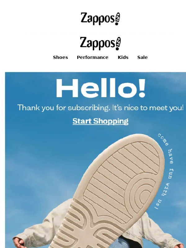 Zappos - You're In! Get Your 10% Off Code Inside ✨