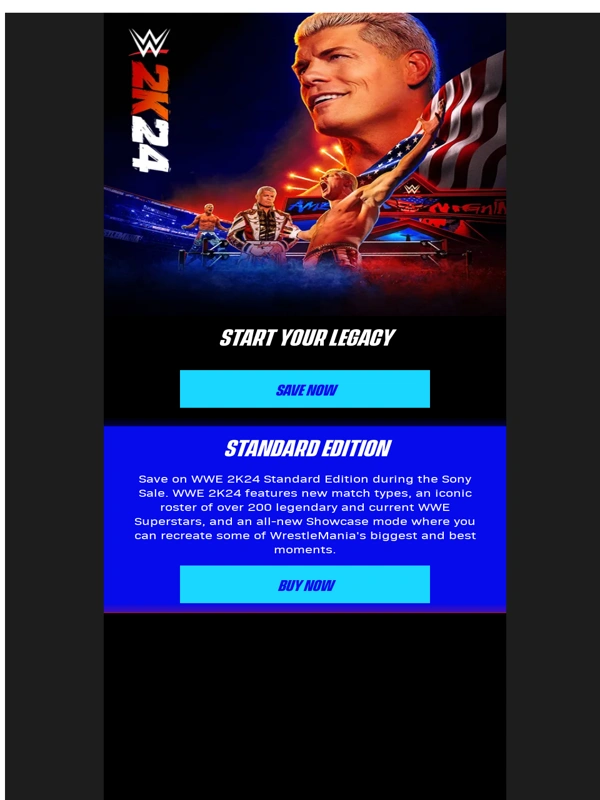2K - WWE 2K24 is on sale on PlayStation now*