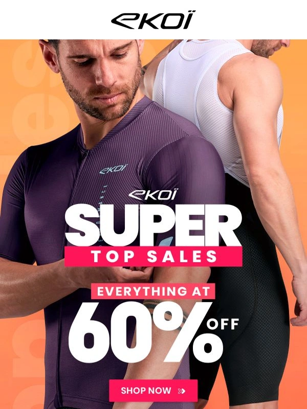 EKOI - ? Everything at 60% OFF: This Month’s Bestsellers Have Arrived!