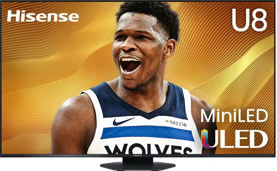 Hisense - 55" Class U8 Series Mini-LED QLED UHD 4K Smart Google TV, 2025