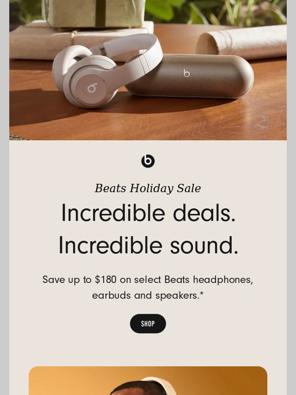 Beats by Dre - The Beats Holiday Sale is on