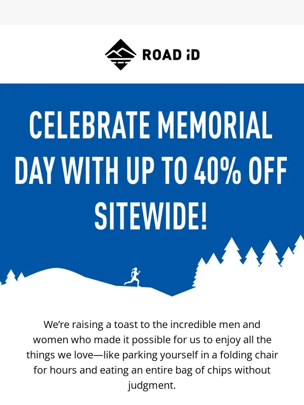Road ID - Your Memorial Day Weekend Just Got Way Better