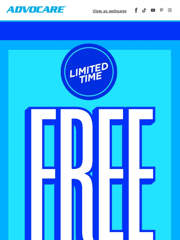 AdvoCare - Did Someone Say Free Shipping ?