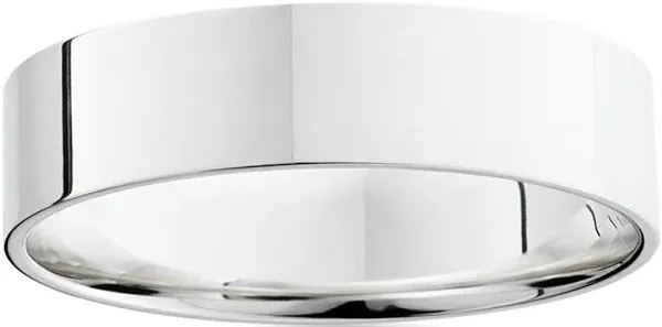 Men's Pompeii3 Flat High Polished Wedding Band