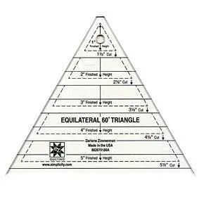 EZ Quilting Triangle Template Shape