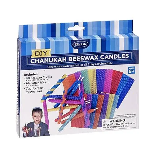 Create Your Own Chanukah Beeswax Candles Kit