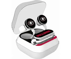 Georgia Bulldogs Stripe Design Wireless Earbuds Size:No Size
