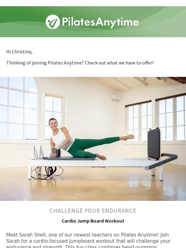 Pilates Anytime - Follow Your Heart
