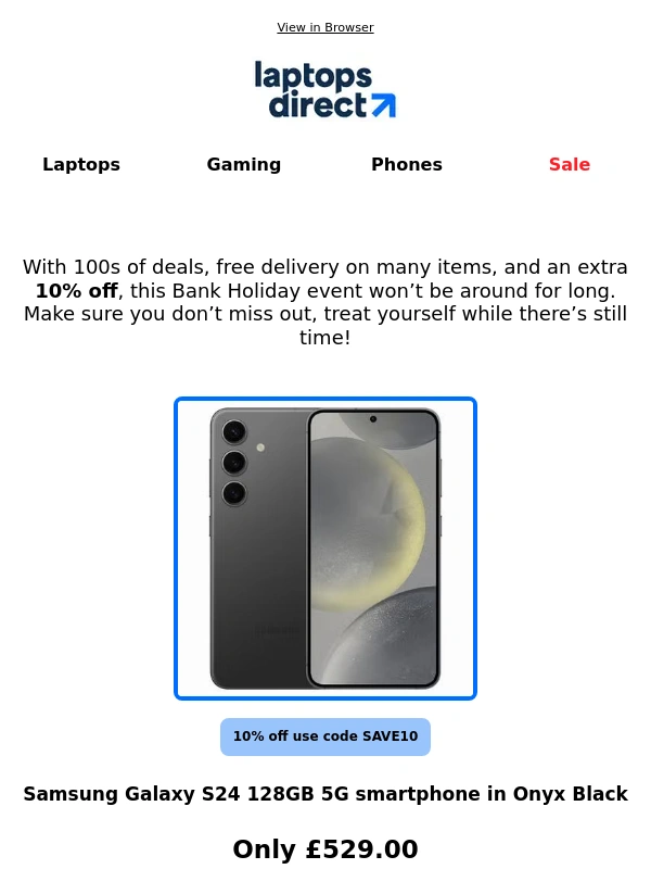 Laptops Direct - Don't miss out on 10% off
