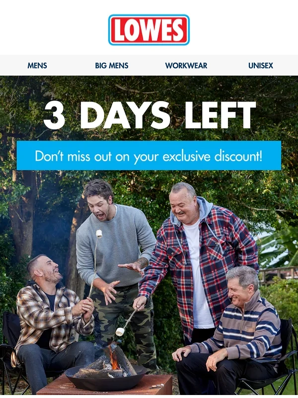LOWES - 3 Days Left! ⏰ Your 10% Off Code Expires Soon