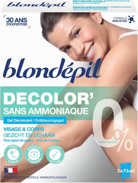Blondpil Ammonia-Free Bleaching Gel for Face / Body - All Skin Types
