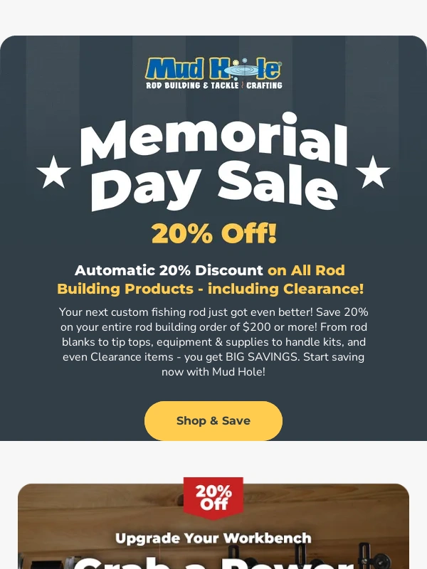 Mud Hole - Memorial Day Savings Start Now!