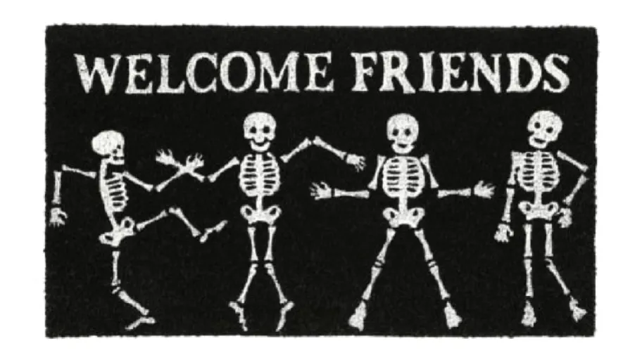 Halloween Coir Skeleton Doormat