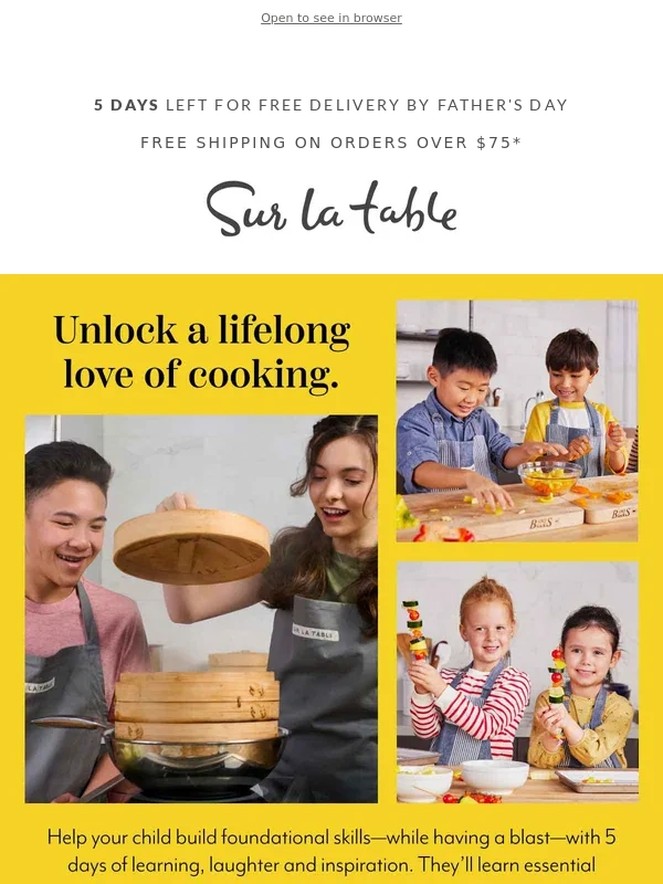 Sur La Table - ?‍? Join the Fun: Cooking Classes Filling Fast!