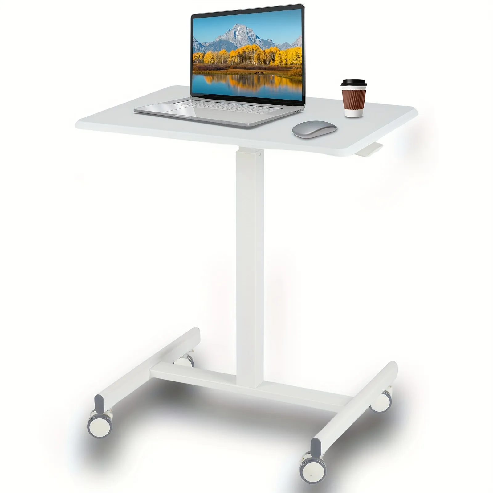 The Pop Home Mobile Rolling Standing Computer Desk
