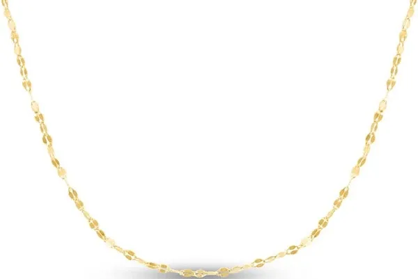 Jared 14K Yellow Gold Hollow Chain Necklace