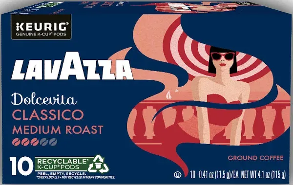 Lavazza Classico Coffee Keurig K-Cup Pods