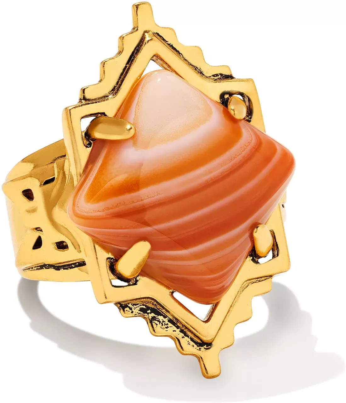 Kendra Scott Cass Vintage Gold Cocktail Ring